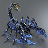 Black Blue Cyber Scorpion Metal Model Kit ?C 3D DIY Mechanical Puzzle Toy Model