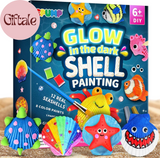 Shell Painting Kit for Kids Glow in Dark Arts Crafts Gift Ages 6 12 Model