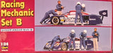 HASEGAWA - RACING MECHANIC SET B - 1990 VINTAGE MODEL - 1:24 - KIT #HF4:800 Model