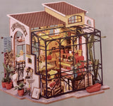 Rolife Happy Corner Emily's Flower Shop Miniature DIY Kit Mini Craft NEW Model
