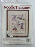 Cross Stitch NEEDLE TREASURES Kit Historic LIGHTHOUSES Michael A. LeClair Sealed Model