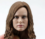 1/6 Brie Larson Captain Head Carved Model DIY 12inches Figure Model