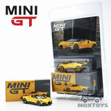 Mini GT 1:64 W16 Mistral Yellow Diecast Model Car Model