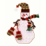 Mitten Snow Charmer Beaded Christmas Ornament Kit Mill Hill 2003 Model