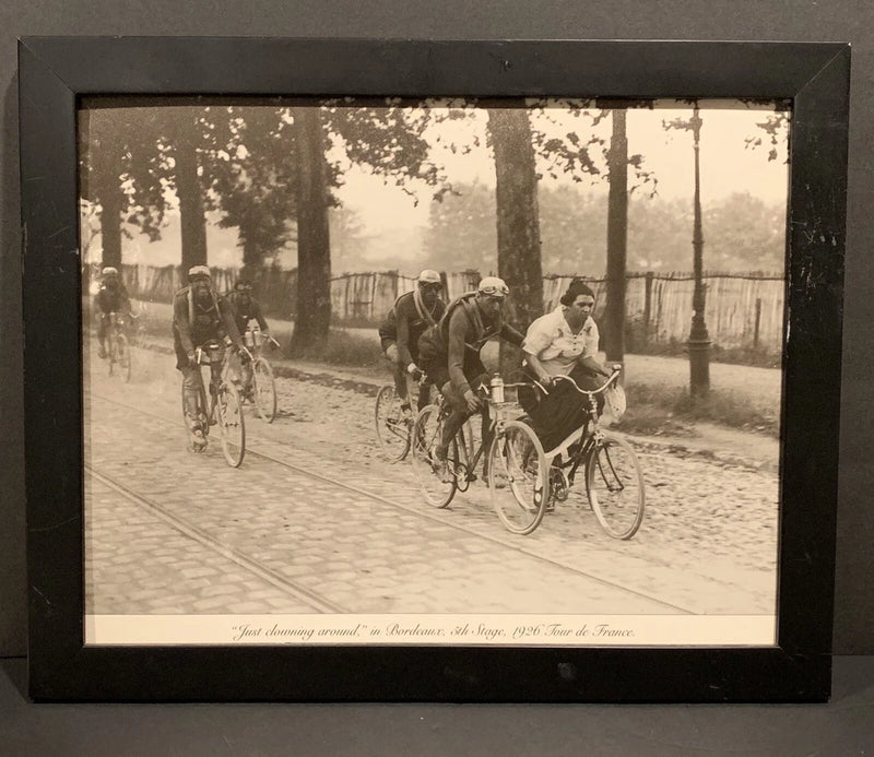 1926 JUST CLOWNING AROUND Tour de France Photo Print On Board Model