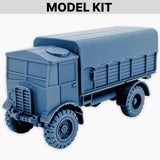 AEC Matador (covered), Model Kit WWII British Artillery Tractor 4x4 Military Tru Model