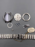 For DIY 39.5mm Watch Steel Case kit For 2824 2130 2892 movement Model