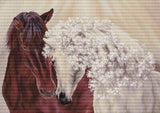DIY Needlepoint Kit The Perfect Couple Cross-Stitch Craft Set for Home Decor Model