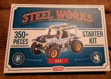 Schylling Steel Works 350+ Pieces 4x4 Starter Kit Open Box No Booklet Model