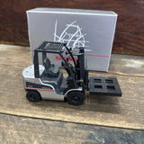 RARE Nissan 25 Agres Silver & Black 1:25 Scale Model Forklift Model