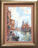 Cross Stitch "Venice" Embroidery Kit. Unprinted ??anvas Charivna Mit Model