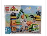 LEGO Duplo Construction Site 10990 Toy Building Kit 61 pcs, Open, Damaged Box Model