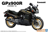 Aoshima 1/12 Scale Model Motorcycle Kit Kawasaki Ninja 900 ZX900-R GPZ900R 2002 Model