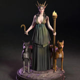 1/24 Scale 75mm Hekate Full Resin Figure Unpainted Unassembled Model Kit Toys Model