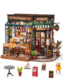 Rolife Miniature House Kit, Dollhouse DIY LED 3D Puzzle, Handmade Kit, Doll Model