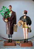 Leon Mathilda Figure Set Movie Inspired Statue Model Toy Gift Decor Model