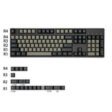 Sky Dolch Keycap set PBT Key Caps for 64 68 84 96 980 layout keyboard Model