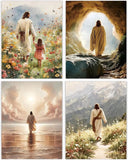 3 Pack Jesus Paint by Numbers Kit for Adults Beginner | Paint by Number Kits Model