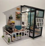 Dollhouse Garden Room/Patio - Completed Miniature - Bookend, Gift Model