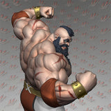 Zangief 3D Printing Garage Kit Figure Model Kit Unpainted Unassembled GK 1/8 1/6 Model