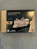ROKR Wooden 3D Puzzle Model Kit - LOCOMOTIVE TRAIN  - Mechanical Gears - LK701 Model