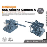 SSMODEL LYCG700203 1/700 Model Upgrades Parts USS Arizona Cannon A Model