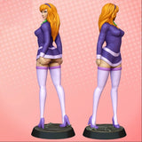 1/24 Scale 75mm Resin Figure Daphne Girl GK Unpainted Unassembled Model Kit Toy Model