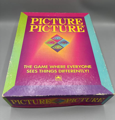 Picture Picture Board Game By Golden 1992 Complete In Box Game Vintage Quick Model
