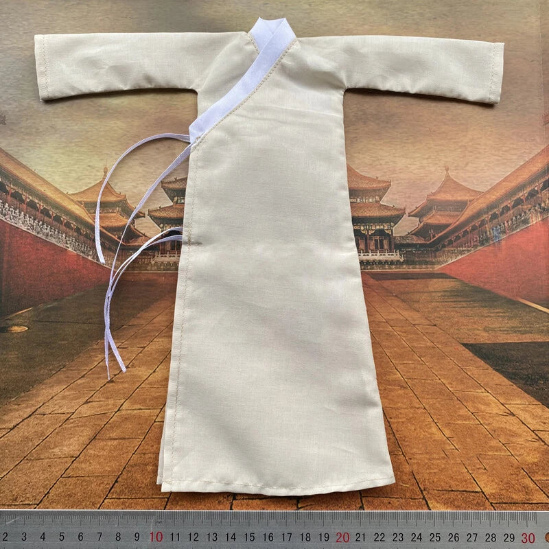 1/6 Scale Soldier Accessory Ancient White Robe Model Fits for 12" Action Figure Model