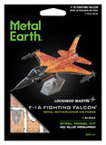 Fascinations Metal Earth F-16 FIGHTING FALCON NETHERLANDS AIR FORCE 3D Model Kit Model