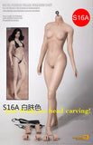 TBLeague 1/6 Seamless Female Body Slim Action Figure Pale For 12inch Doll Model Model