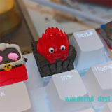 Howl's Moving Castle Resin RGB KeyCaps Keyboard Cap for Mechanical Keyboard Model