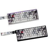 60% 68% Mechanical Keyboards Keycaps PBT Bamboos Forest Art ANSI ISOs Compatible Model