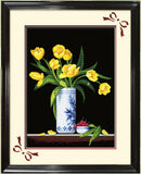 Monalisa 11CT cross stitch kits "Gloden Tulip"-51cm*66cm Model
