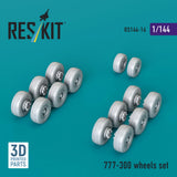 Reskit RS144-0016 1:144 777-300 wheels set Resin kit Model