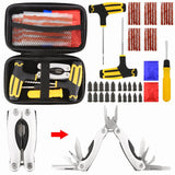 50pc Tire Repair Kit DIY Flat Tire Repair Motorcycle Bike Home Plug Patch Model