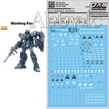 for MG 1/100 RGM-96X Jesta D.L Model Master Water Slide pre-cut Decal Sticker Model