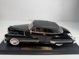 Anson 1947 Cadillac Series 62 Jet Black 1/18 Scale Diecast Model