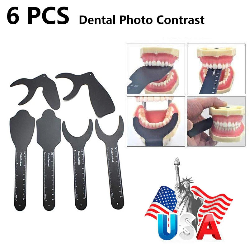 USA Dental Intraoral Photography Photo Contrast Black Background Board Palatal Model