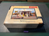 Piko G Scale Train Building 62241 SHELL GAS FILLING STATION Kit Never Assembled Model