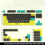 Cyberpunk 129 Key Pbt Keycap Set Cherry Profile Translucent Gaming Keycaps Gift Model