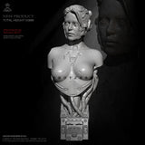 55mm Mechanical Female Bust Resin Model Sci-Fi Cyberpunk Figure for Collectors Model