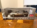 Sun Star DeLorean DMC-12 1981 1:18 Silver Diecast Model Car Unopened Box Model