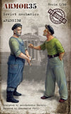 Model resin kit Soviet mechanics. 1:35 WW2 ARM35138 Model