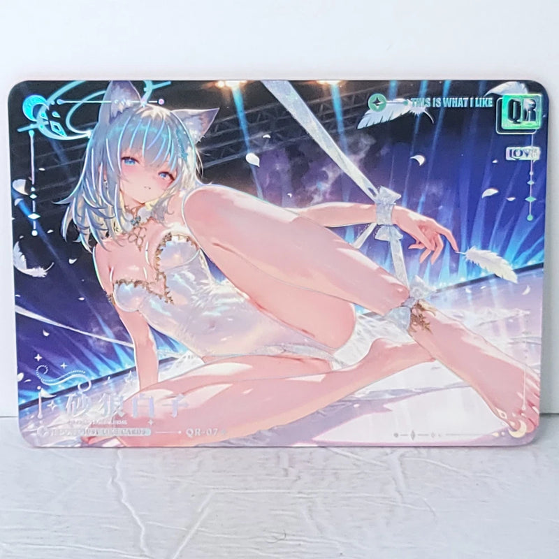 Shiroko Double Sided Blue Archive Waifu Card Anime Girl Art Oversized Board A5 Model