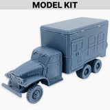 GMC CCKW (Van), Model Kit WWII American Military Van Truck Miniature Model