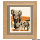 Vervaco Counted cross stitch kit Elephant's journey, DIY Model
