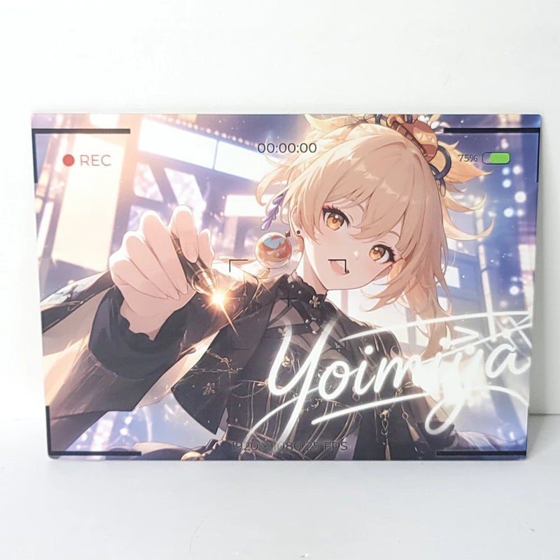 Yoimiya Rock Star Autograph Waifu Card Anime Girl Wall Art Oversized Board A5 Model