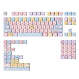 Cartoon Keycaps Candy Bear MOA Keycap Set For 131keys for Mechanical Keyboards Model
