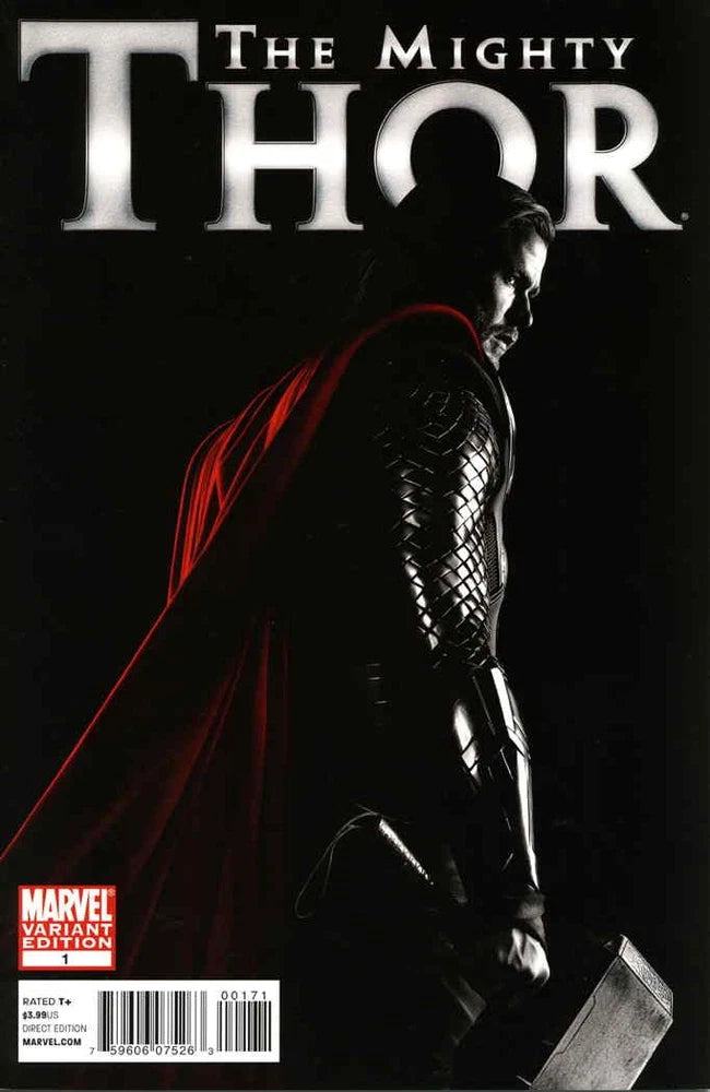 Mighty Thor, The #1D VF; Marvel | Chris Hemsworth photo variant - w/Bag+Board Model